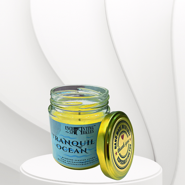 Tranquil Ocean Scented Aromatherapy Soy Wax Candle