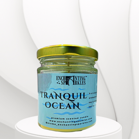 Tranquil Ocean Scented Aromatherapy Soy Wax Candle