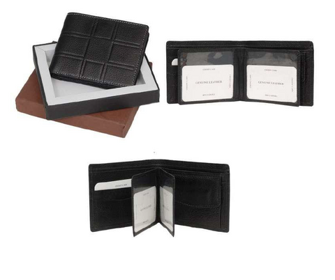 Pure Leather Black Premium Wallet for Men's