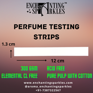 Perfume Testing/Smelling Paper Strips (Size 1.3cm x 12 cm)
