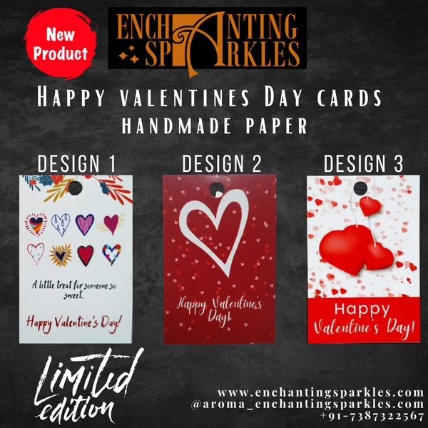 Eco Friendly Valentine's Day Packing Cards / Tags