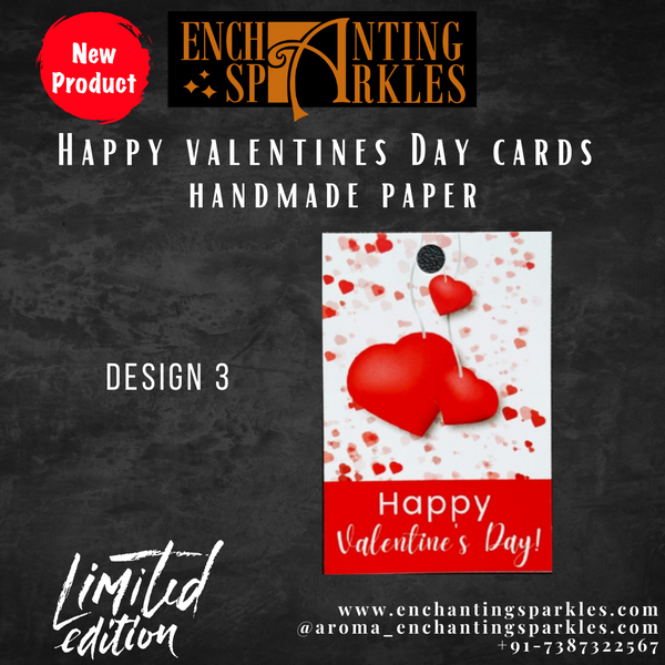 Eco Friendly Valentine's Day Packing Cards / Tags