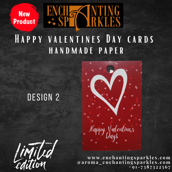 Eco Friendly Valentine's Day Packing Cards / Tags